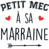 Petit mec à sa marraine