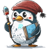 Artsy Penguin