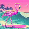 Surfing Flamingo Miami
