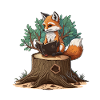 Buchhafter Fuchs
