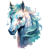 Cheval Aquarelle