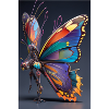 Biomechanical butterfly