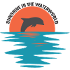 Dolphin in the sunset