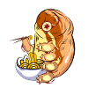 Tardigrade Eating Ramen
