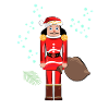 Santa Nutcracker Christmas