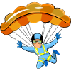 Paragliding Illustration