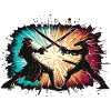 A SWORD FIGHT