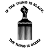 if the thing is black