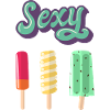 Glace Sexy Années 80