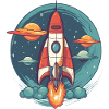 Whimsy Rocket: Galactic Adventure!