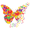 Schmetterling Liebe