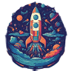 Whimsy Rocket: Galactic Adventure!