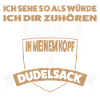 Dudelsack Musiker Dudelsackpfeifer Geschenk