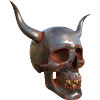 Rusty Scull with horns
