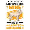 Lagotto Romagnolo and wine