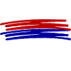 Serbia flag painted painted