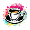 Tasse expresso Pop Art Barista