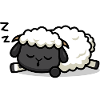 Sleeping lamb