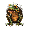 Cute Cartoon Frog Amphibian Lover