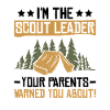 Pfadfinderführer-design Für Einen Jungenmeister