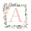 Un monogramme eucalyptus boho