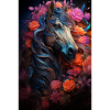 Bellissimo poster del cavallo con un cavallo dipinto
