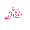 Team Bride Pink Heart