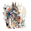Zako the fox god
