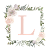 L Monogram Eucalyptus Boho