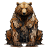 Bear Guardian. Graffiti-style strength.