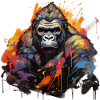 Stoic Gorilla. Graffiti-style wisdom.