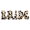 Leopard bridle