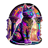 Egypt Cat Psychedelic
