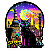 Chat Oriental Psychédélique