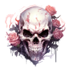 Skull Rose