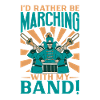 Marching Band Clarinetist School Probenmusik
