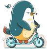 Der Pedalpinguin