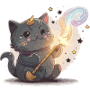 Witty Cat Wizard