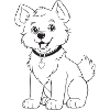 Alaskan Malamut dog graphic
