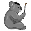 Koala Painting Brush