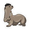 Otter Paint Brush