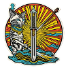 Die Schutzkatze des Sommerstrandes