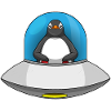 Penguin Spaceship Space