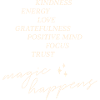 Magic Happens, Dankbarkeit & positives Denken