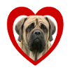 Dog Lovers - Dogs Heart - Mastiff