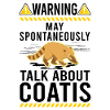 Warning coati proboscis Coati