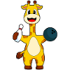 Giraffe Bowling Bowling Ball