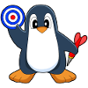 Pinguin Dart Dartpfeil