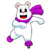 Polar Bear Ice Skating Skates