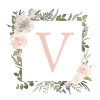 V Monogram Eucalyptus-Boho